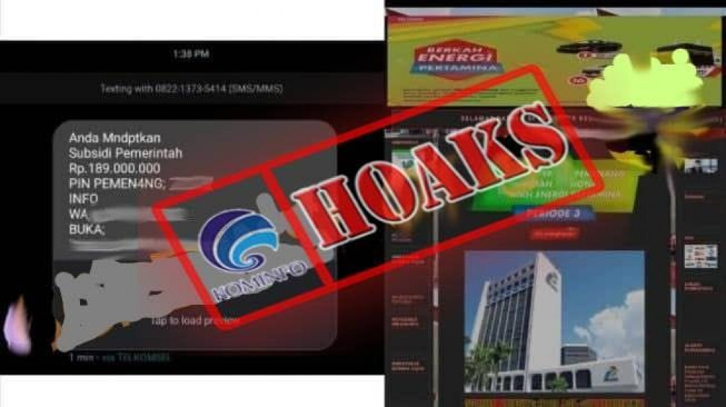 [HOAKS] Pertamina Bagi Undian Subsidi Pemerintah Senilai Rp 189 Juta